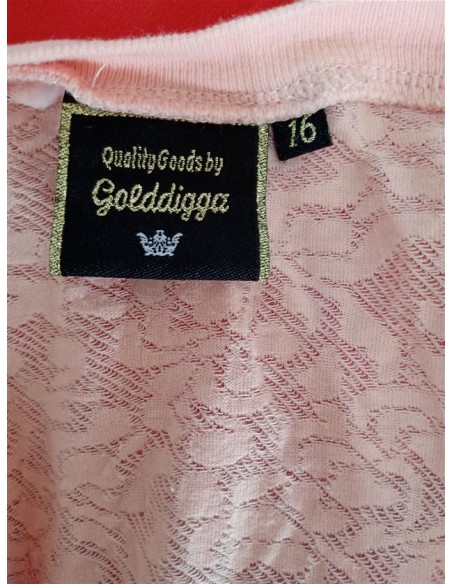 Bluza cu maneca lunga portocalie si motive florale Golddigga