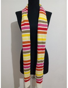 Fular tricotat multicolor