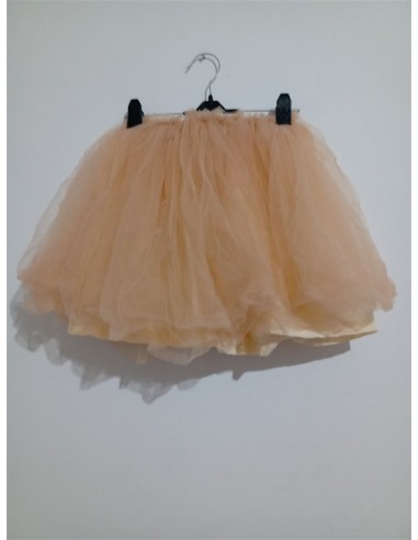 Fusta crem din tull balerina