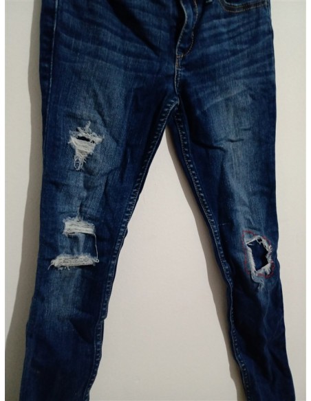 Pantalon de jeans slim cu buzunare Abercrombie