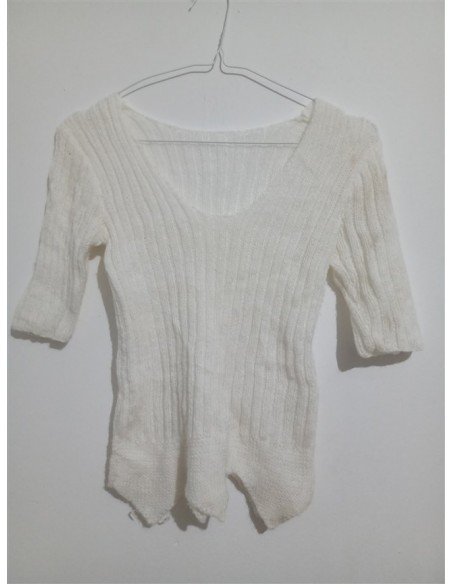 Bluza cu maneca scurta din tricot fin