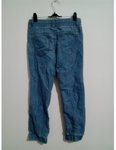 Pantalon de jeans cu elastic in talie Palomino 2