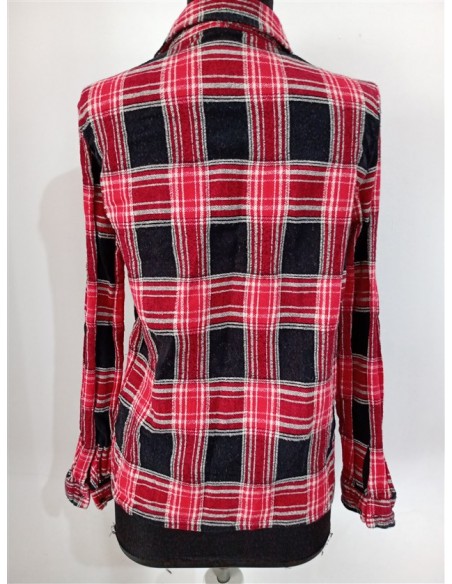 Camasa de dama in carouri cu maneca lunga si guler Koton