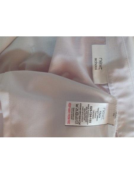 Camasa alba tip uniforma scolara Next