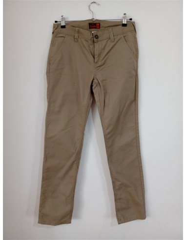 Pantaloni crem cu buzunare laterale CA