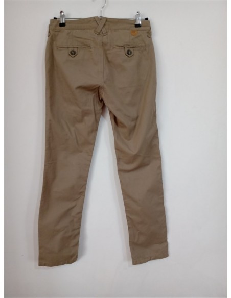 Pantaloni crem cu buzunare laterale CA