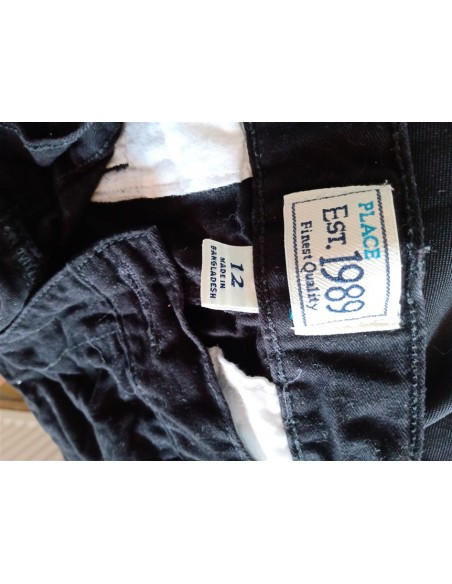 Pantaloni negri de jeans Place EST 1989