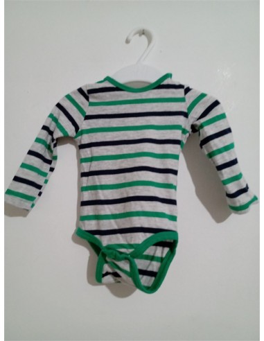 Body alb cu dungi multicolore si inchidere in capse So Cute