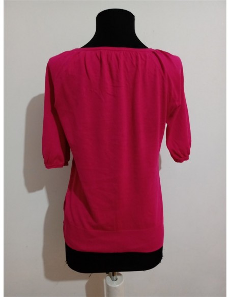 Bluza cu maneca medie si nasturi Gap