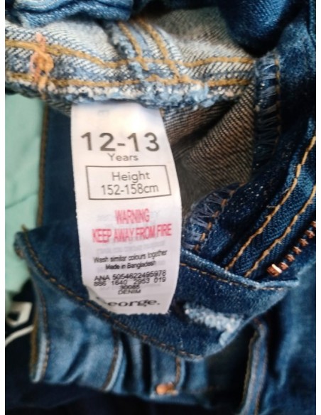 Pantaloni scurti de jeans cu tiv intors George