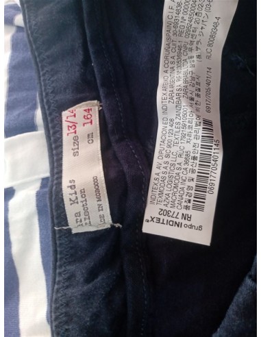 Pantaloni negri slim cu buzunare laterale Zara