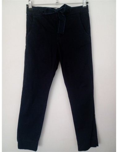 Pantaloni negri slim cu buzunare laterale Zara