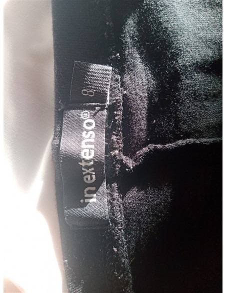 Pantaloni tip colanti cu elastic in talie In Extenso