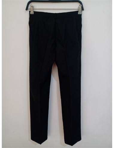 Pantaloni negri slim eleganti de stofa