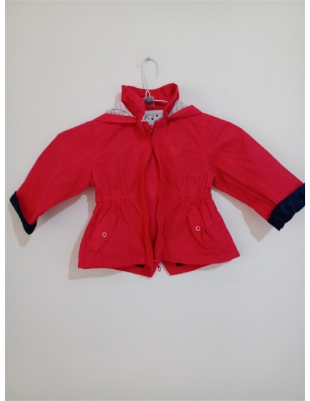 Jacheta creata in talie cu buzunare si gluga Baby Club