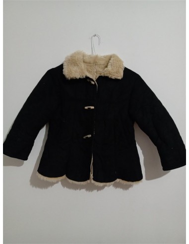 Jacheta neagra aspect piele intoarsa si imblanita