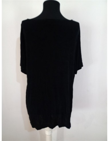 Rochie neagra cu  maneci trei sferturi BB