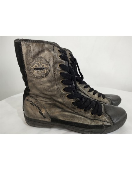 Ghete dama argintii Geox