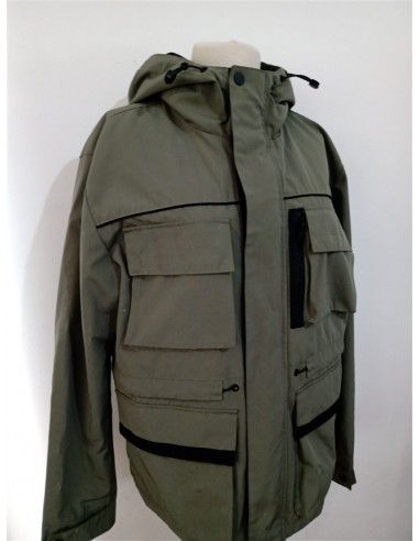 Jacheta de toamna primavara verde cu gluga...