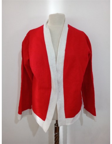 Bluza rosie scurta tematica Mos Craciun