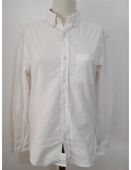 Camasa alba cu maneca lunga PULL BEAR