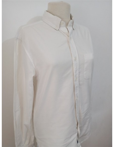 Camasa alba cu maneca lunga PULL BEAR