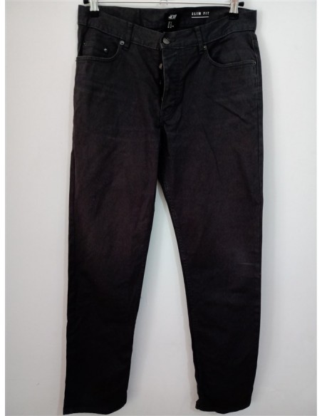 Jeans negri cu nasturi HM