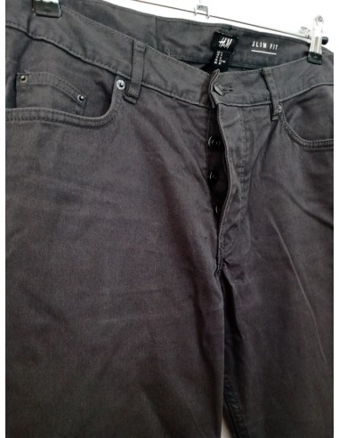 Jeans negri cu nasturi HM