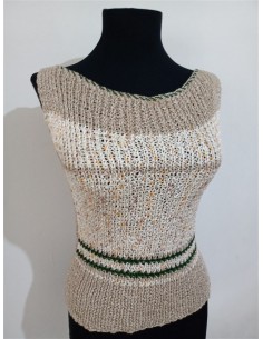 Pulover elegant tip vesta fara maneci 2