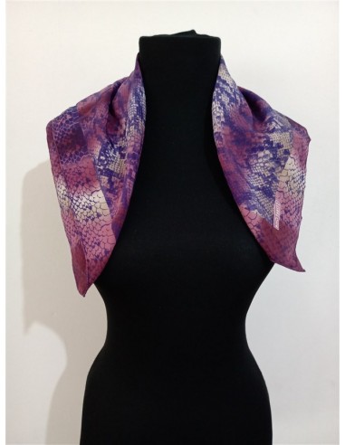 Esarfa mov cu model crocodil Street One