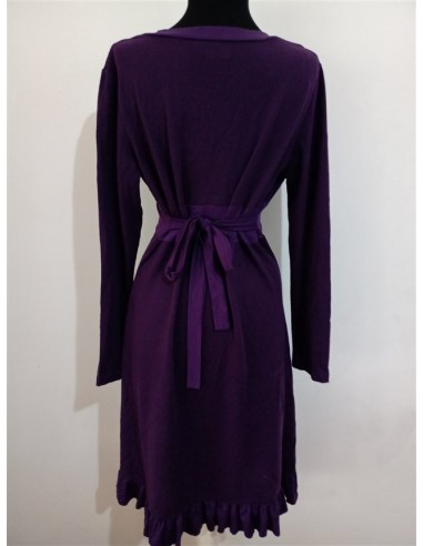 Rochie mov scurta cu cordon talie H W