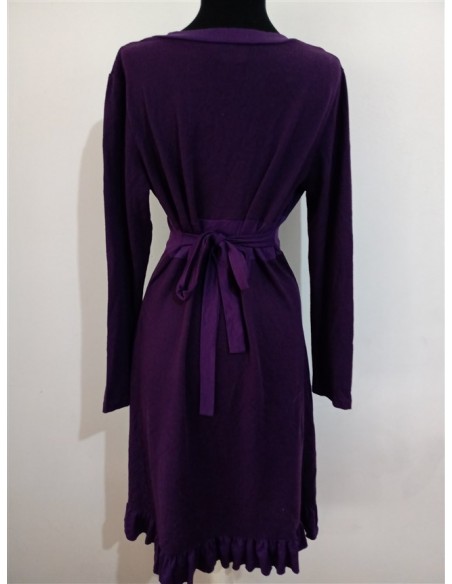 Rochie mov scurta cu cordon talie H W