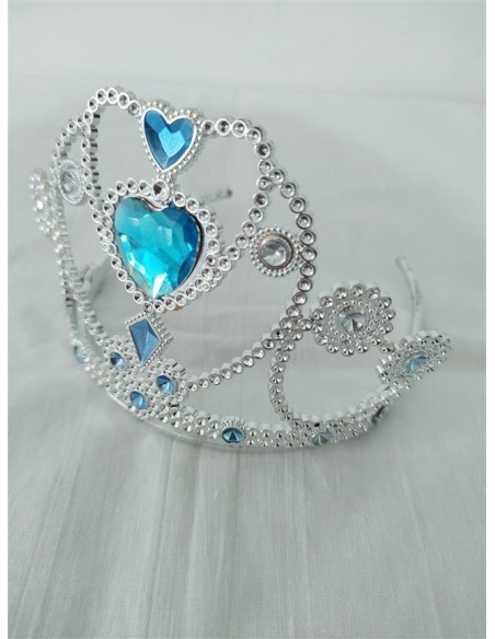 Tiara printesa culoare albastra