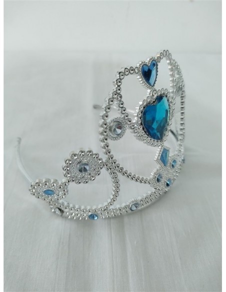 Tiara printesa culoare albastra