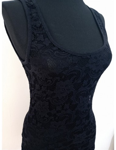 Maieu VILA lung elegant din dantela neagra cu...
