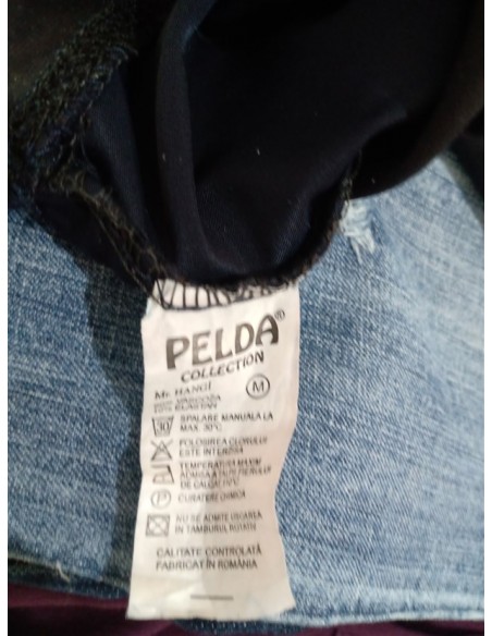 Pantaloni negri Pelida, model lejer