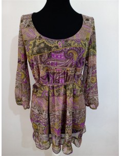 Bluza tip rochie Kiabi cu imprimeu multicolor