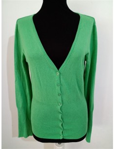 Pulover verde cu nasturi Saint Tropez