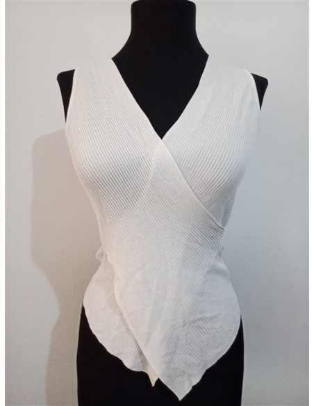Top alb elegant Intrama