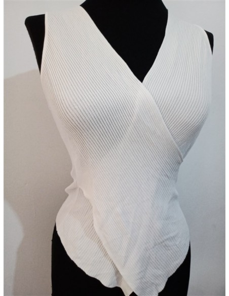 Top alb elegant Intrama