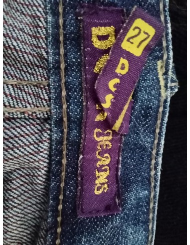 Blugi cu imprimeu pe buzunar DCSN Jeans