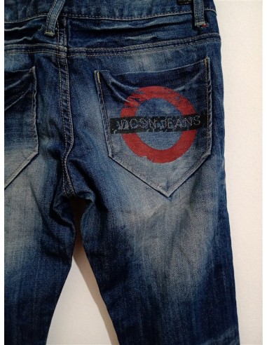 Blugi cu imprimeu pe buzunar DCSN Jeans
