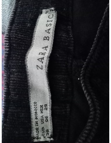 Pantaloni aspect raiati Zara Basic