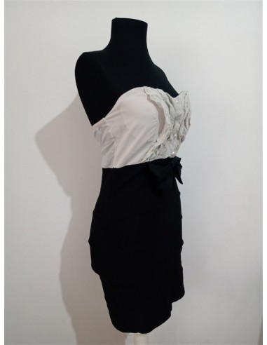 Rochie pe corp in doua culori
