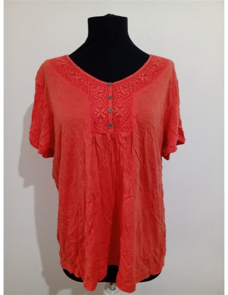 Bluza rosie cu broderie Croft Barow