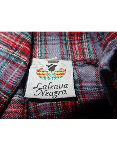 Camasa de primavara in patratele Laleaua Neagra