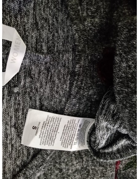 Bluza gri sport cu imprimeu si scris