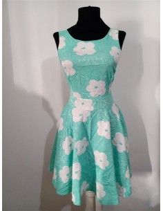 Rochie de vara din bumbac cu imprimeu flori