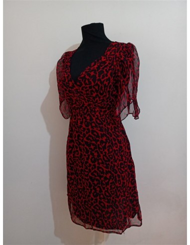 Rochie eleganta imprimeu animal print