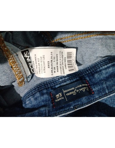 Pantaloni jeans albastri Colin s